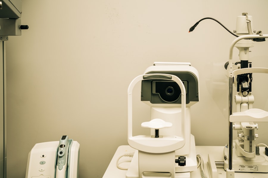 Slit lamp biomicroscope at Drishti Eye Care Centre